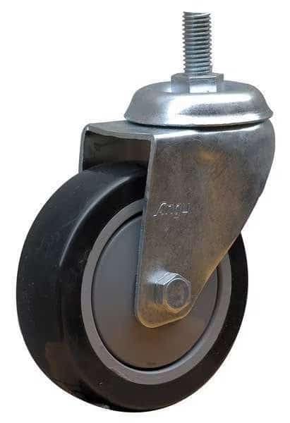 Caster, S-Axle, 4 x 1/4