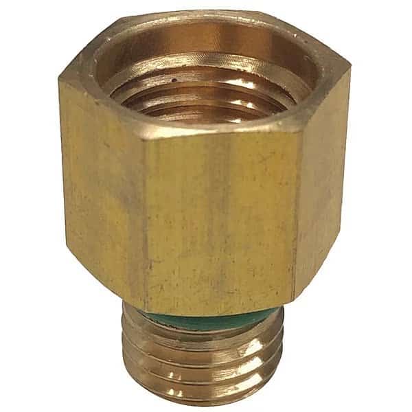A/C Hose Adapter Coupler, Brass, 1-1/2" L