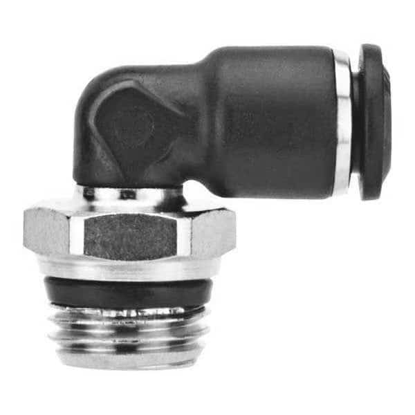 Elbow Connector, 53/64" Hex, 12mm Tube, Aignep Usa, Mfr#: 55110-12-1/2