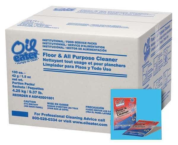Floor Cleaner, Odorless, 1.5 oz., PK100, Oil Eater, Mfr#: AOF42G01801