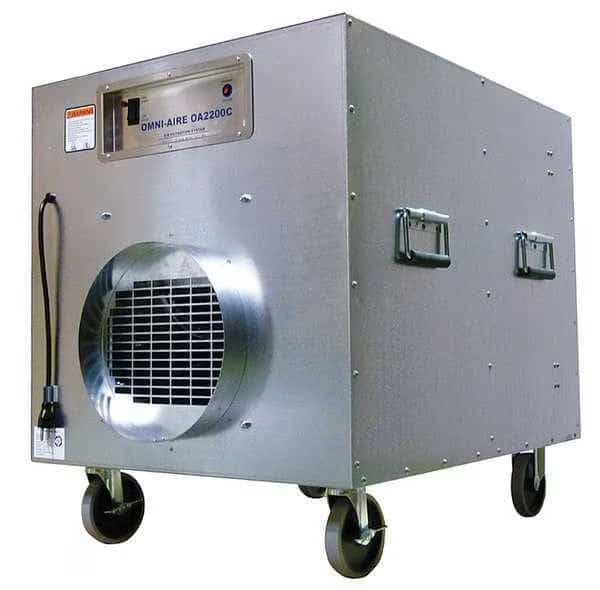 Negative Air Machine, 24 in x 24 in, HEPA, OMNITEC DESIGN, Mfr# OA2200C