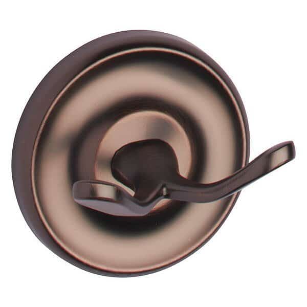 Bathroom Hook, 2 Hook, 2-1/2In, Oil Rubbed