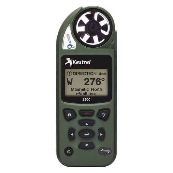 Weather Meter, Olive Drab, 0.3 to 48.87"Hg