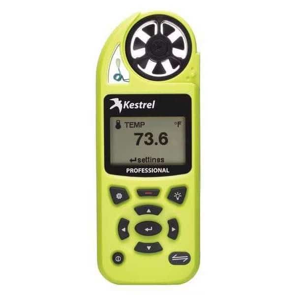 Environmental Meter, Hi-Vis Green, LCD