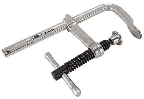 8 in Bar Clamp, Steel Handle and 2 1/4 in Throat Depth
