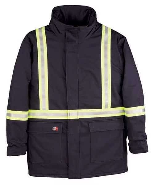 FR Jacket, 52 cal/sq cm, 3XL, 7 oz UltraSoft(R), Snaps, Zipper Closure