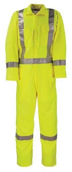 Coverall, 8.9 cal/sq cm ATPV, 4X-Large, 30 in Inseam, Tencate Tecasafe(R) Plus