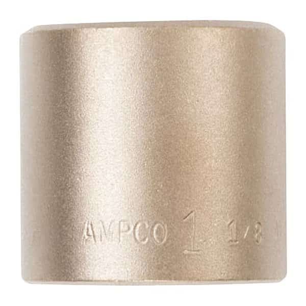 1/2 in Drive, 1-5/8" SAE Socket, 6 Points, Almn Brz, Natural, 1 5/8 in