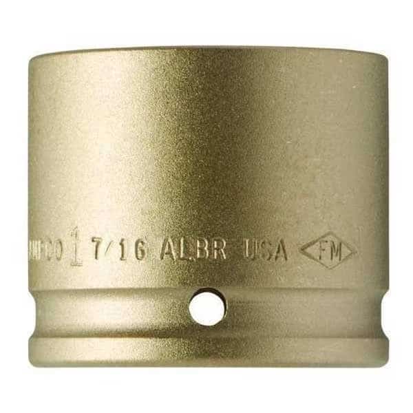 1/2 in Drive Impact Socket 13/16 in Size Hex Standard Depth, Natural