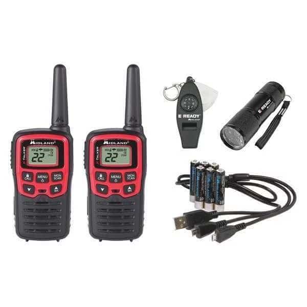 Portable Two Way Radio, 0.5W, 26 mi.