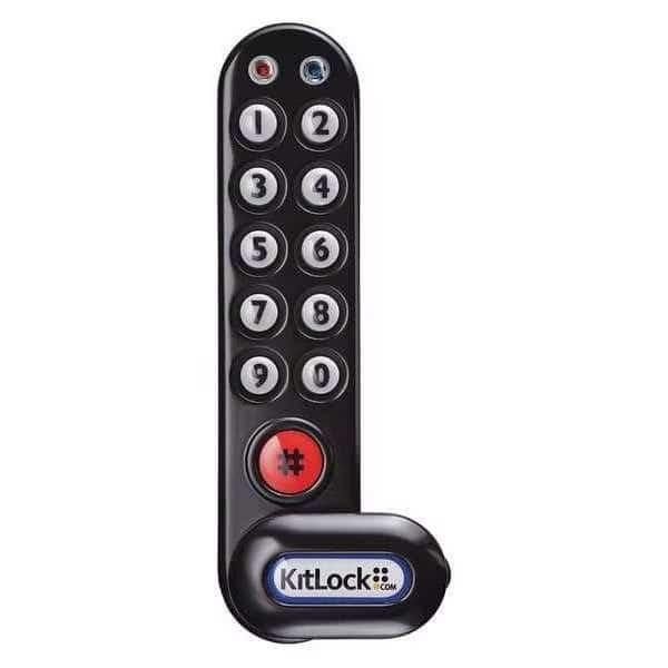 Electronic Lock,Right Hand,Keypad, Mfr#: KL1006KIT-BLK-RH, CODELOCKS