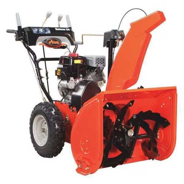 Gas-Powered Walk-Behind Snow Blower, Gas, 24 in Clearing Path, 14 in Auger Diameter