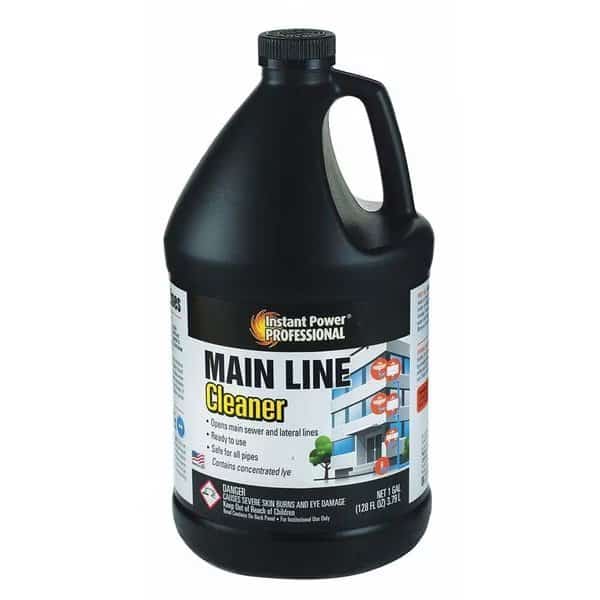 Main Line Cleaner, 1 gal., Odorless, PK4, Instant Power Professional, Mfr#: 8885