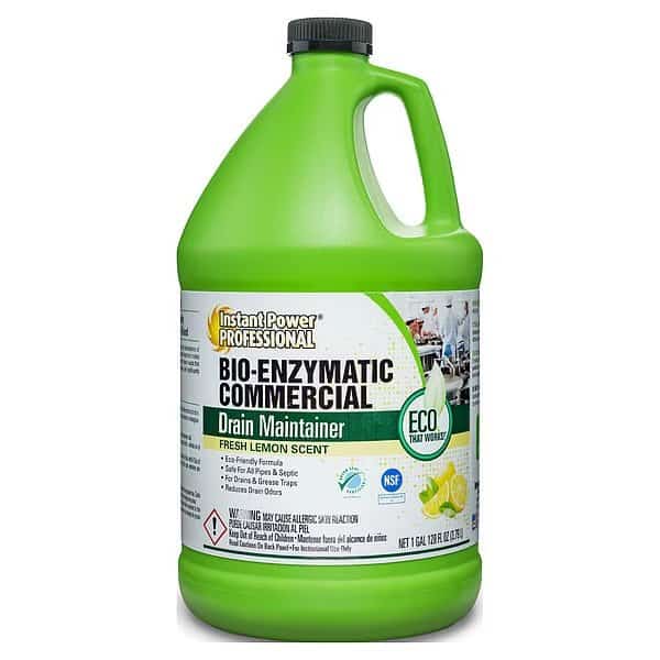 Drain Cleaner, Jug, 1 gal, Liquid, Lemon Fragrance