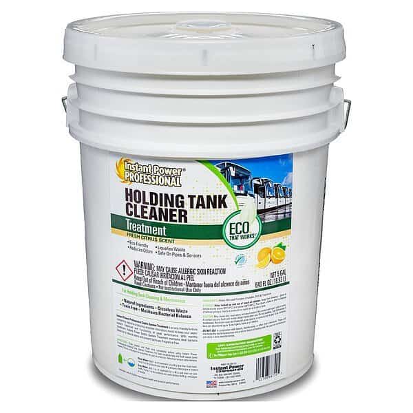 Holding Tank Cleaner And Treatment, 5 Gal Pail, Liquid, Clear Orange