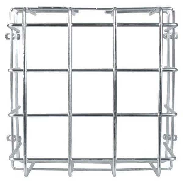 Clock and Bell Guard, Steel, 11" W, Gray