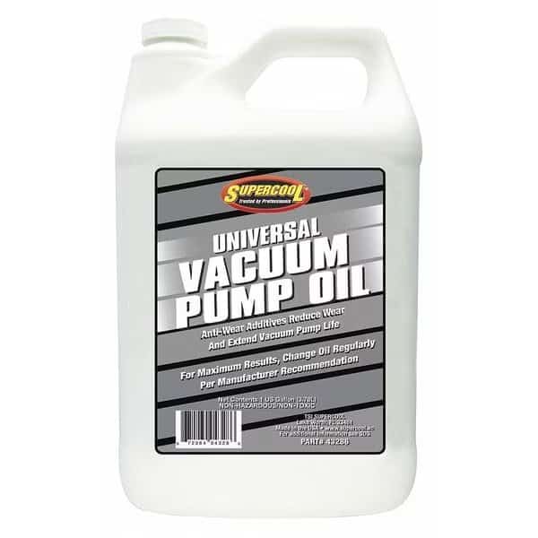 Vacuum Pump Oil, Yellow, 1 Gal., SUPERCOOL, Mfr# 43286