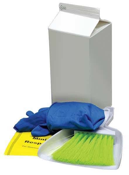 Spill Kit, 2 gal Volume Absorbed per Kit, Box, White, 4