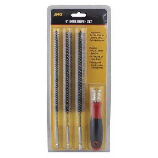 Bore Brush Set, Steel, 4 pcs.