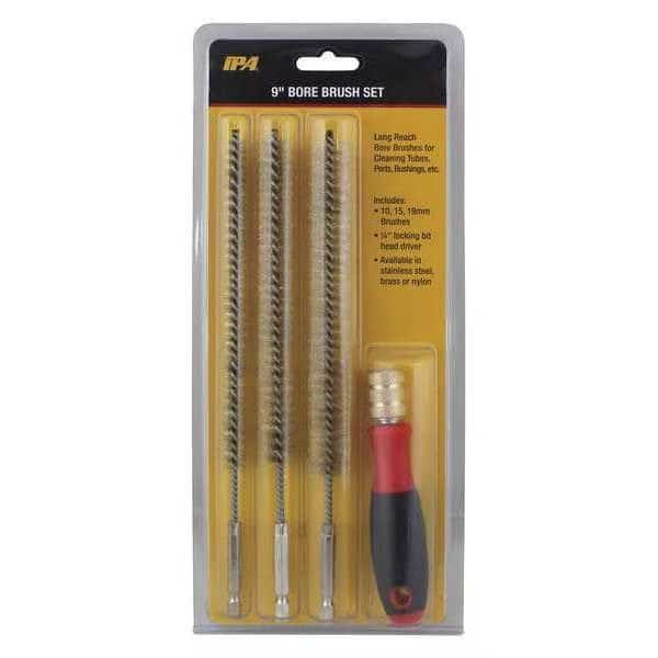 Bore Brush Set, Steel, 4 pcs.
