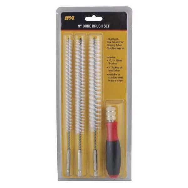 Bore Brush Set, Steel, 4 pcs.