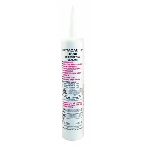Fire Barrier Sealant, Caulk Gun, 10.3 oz., METACAULK, Mfr# 66640
