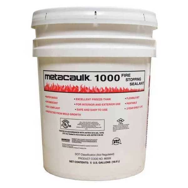 Fire Barrier Sealant, Pail, 5 gal., Metacaulk, Mfr#: 66309