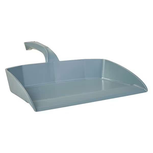 Hand Held Dust Pan,Plastic,Gray,13" W, Mfr#: 566088, VIKAN