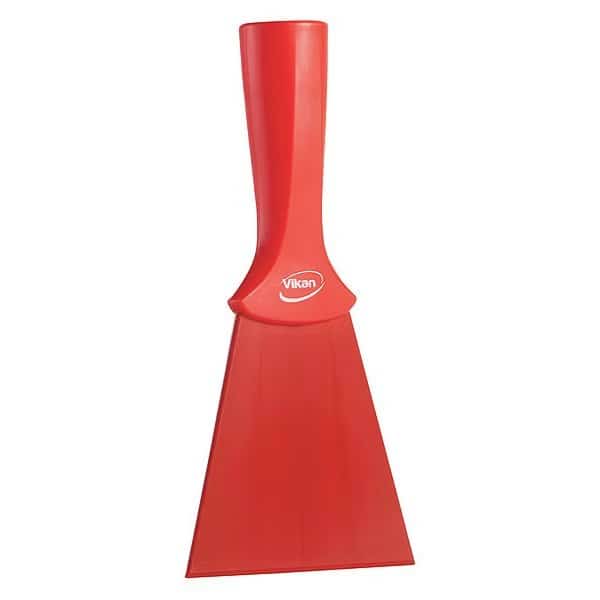 Hand Scraper Item, Red, Blade 4" W