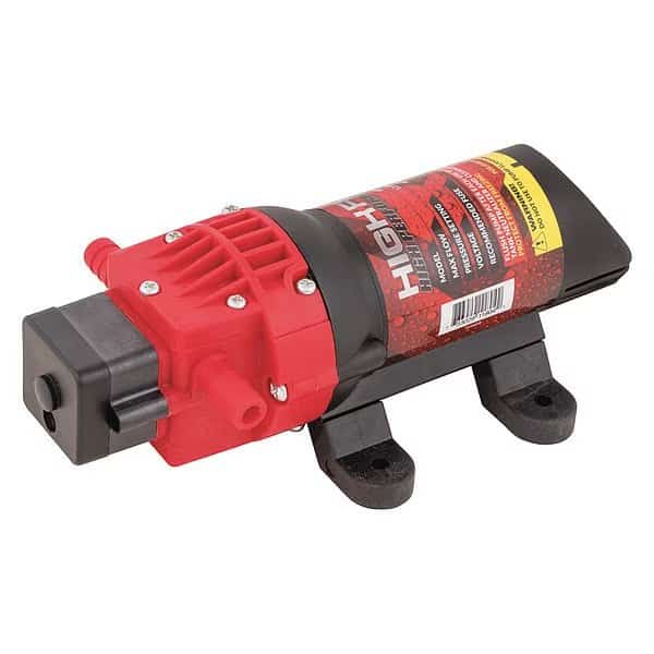 Diaphragm Pump, 12VDC, 1.2 gpm Max. Flow