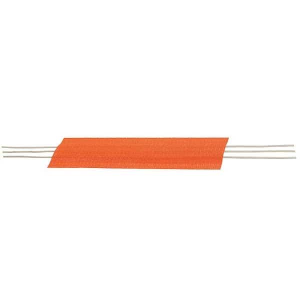 Cable Protector, 1-1/2 in H, 3 ft L, 12 in W, 1 Channel, PVC, Bright Orange, 75 PK