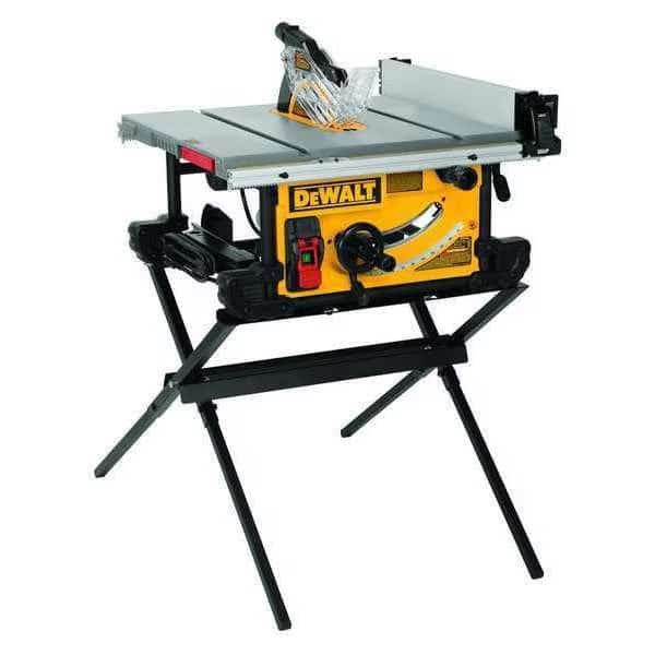 10 in. Table Saw with Scissor Stand