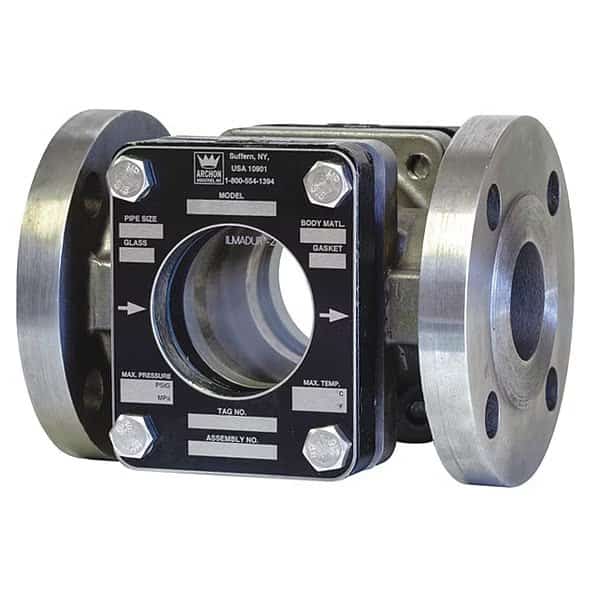 Sight Flow Indicator, 5-5/8" L, 1" Pipe