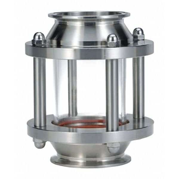 Sight Flow Indicator, 6-1/2" L, 4" Pipe
