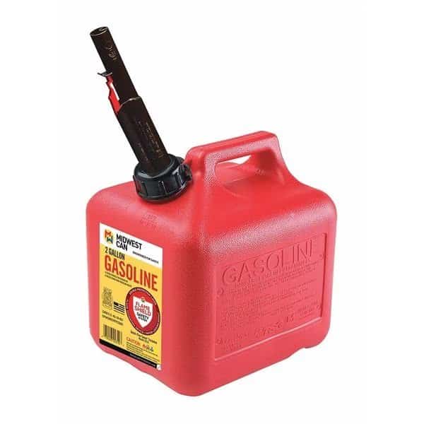 Gas Can,2 gal.,Self,Red,HDPE,9-3/4" H, Mfr#: 2310, FLAME SHIELD