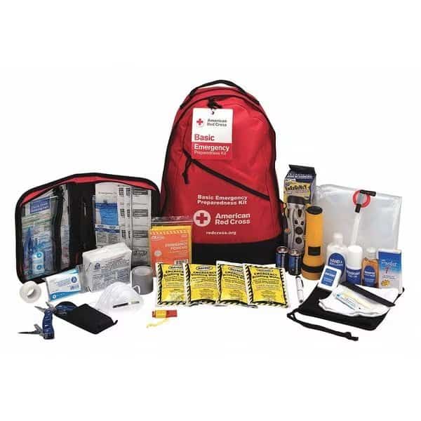 First Aid Kit,Nylon,16-1/2" H x 12" W, Mfr#: 91051, AMERICAN RED CROSS