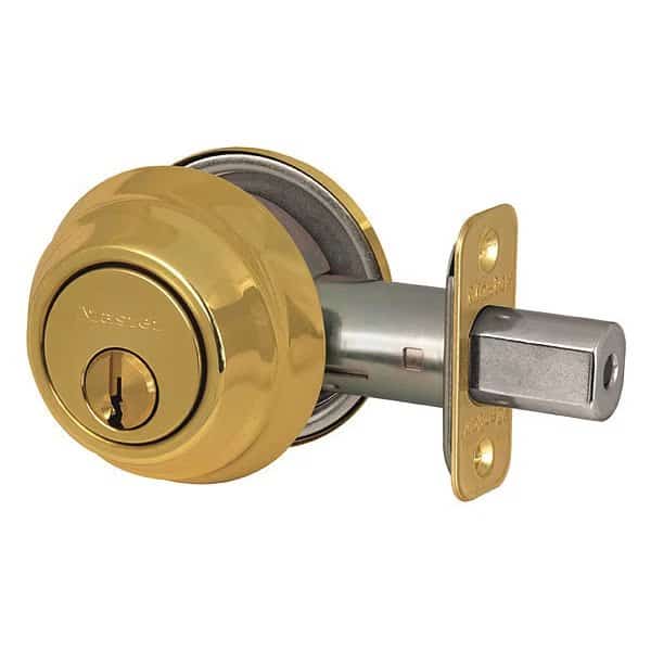 Deadbolt,Polished Brass,Single Cylinder , Mfr#: DSH0603KA