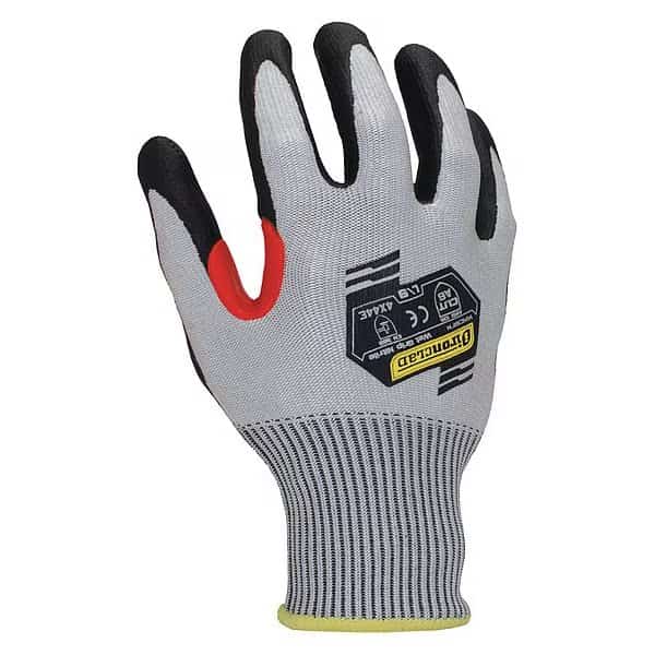 Cut-Resistant Coated Gloves, Cut Level A6 , Dipped , Nitrile , Foam , L 1 PR