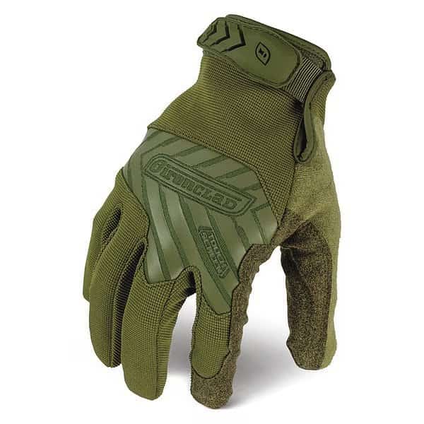 Tactical Glove, Size S, 9" L, Green, PR