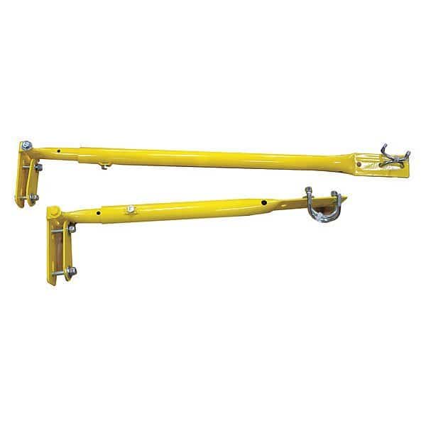 Ladder Connector, 35" L, Steel, Yellow