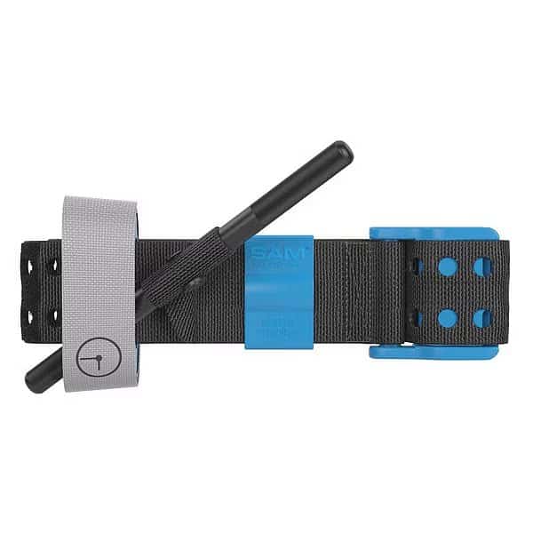 Tourniquet, Blue, 2 1/2" L, Aluminum