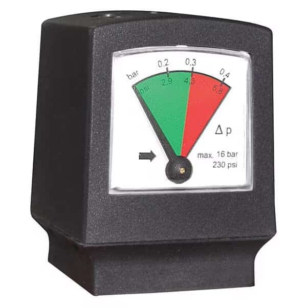 DP Gauge,For Use On Oil-X Filters, Mfr#: ZD90GL, DOMNICK HUNTER