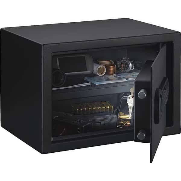 Security Safe, 0.99 cu ft, 22 lb, Electronic Lock No Rated