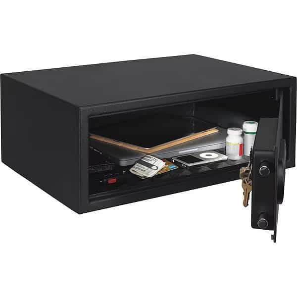 Security Safe, 1.73 cu ft, 32 lb, Electronic Lock No Rated