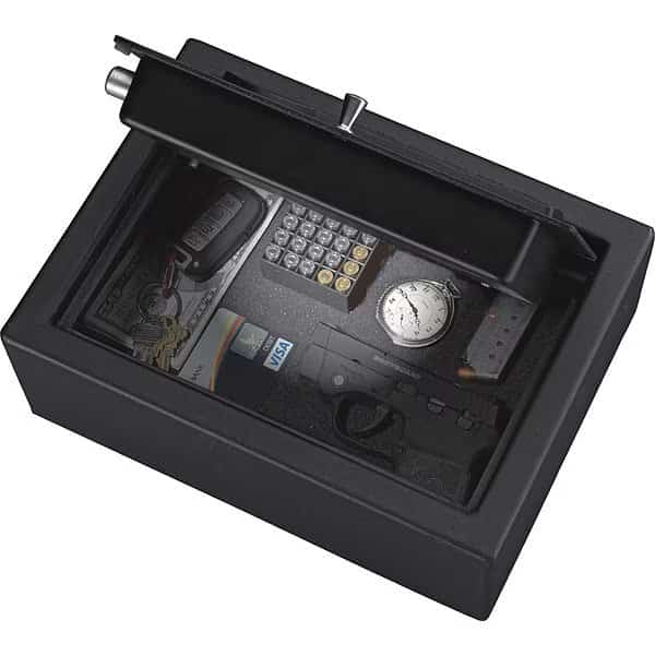 Security Safe, 0.4 cu ft, 13.5 lb, Electronic Lock No Rated