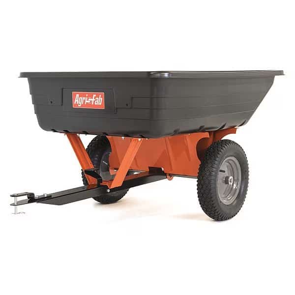 Trailer Cart, 10.0 cu.ft., Rubber Wheels