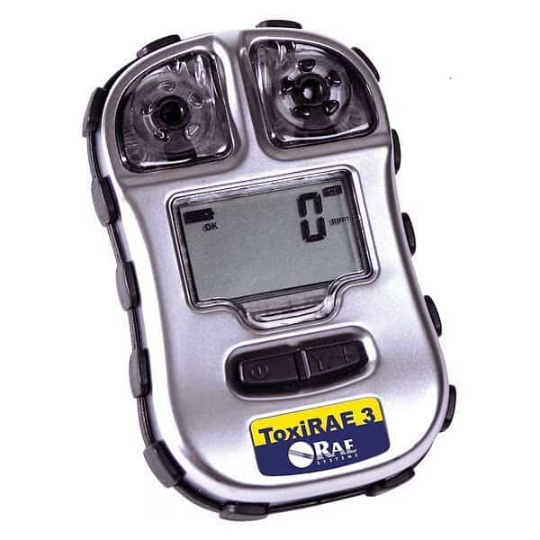 Single-Gas Detector, Audible, Vibrating, Visual, 2 yr Battery Life