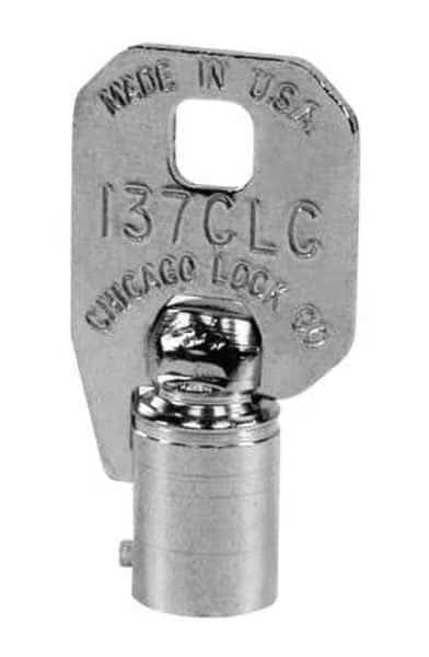 Circular Key Blank, Mfr#: D137-CLC, COMPX CHICAGO