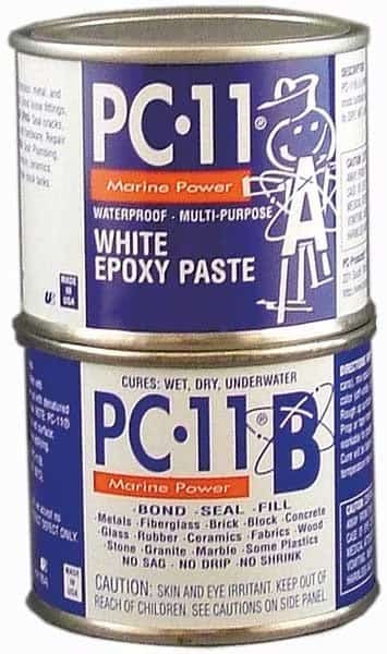 Epoxy Adhesive, PC-11 Series, Off White, Can, 1:01 Mix Ratio, 12 hr Functional Cure
