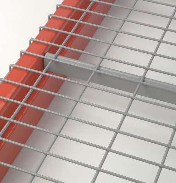 Pallet Rack Decking, Steel Wire, 52 in W, 48 in D, Silver, Zinc Finish, Gauge: 5